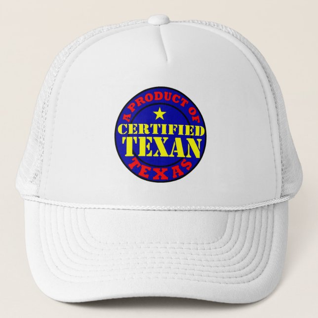 CERTIFIED TEXAN TRUCKER HAT (Front)