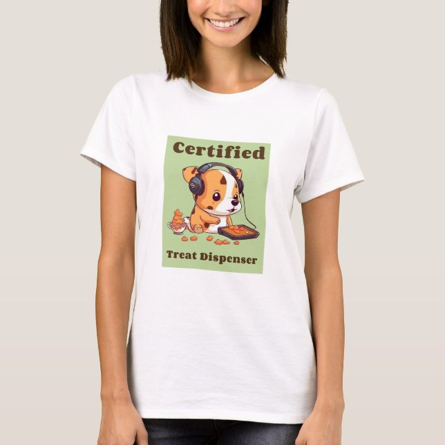 Certified Treat Dispenser Fur Parents T-Shirt (Front)