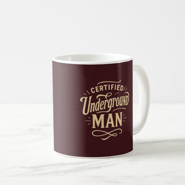 Certified Underground Man Fyodor Dostoevsky Mug (Front Right)
