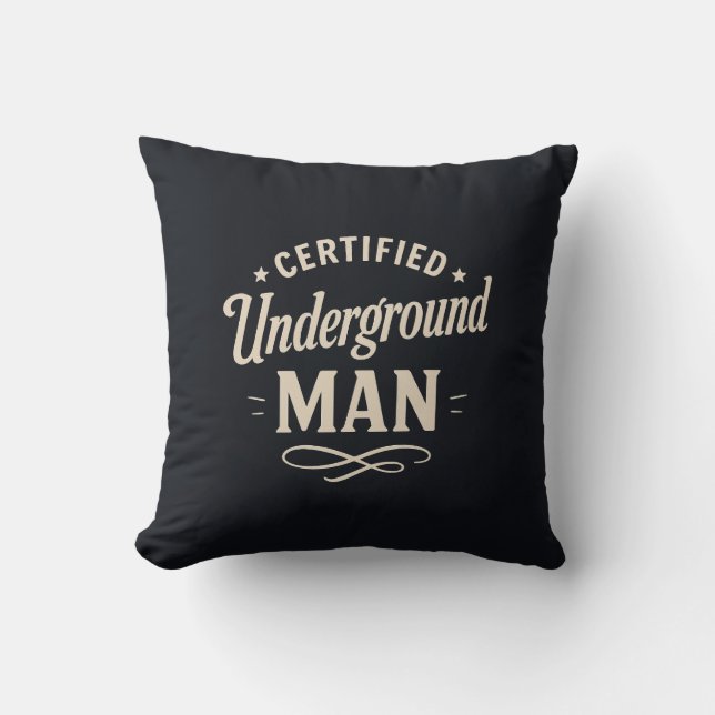 Certified Underground Man Fyodor Dostoevsky Mug Cushion (Front)