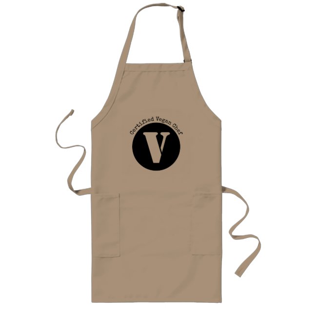 Certified Vegan Chef Apron (Front)