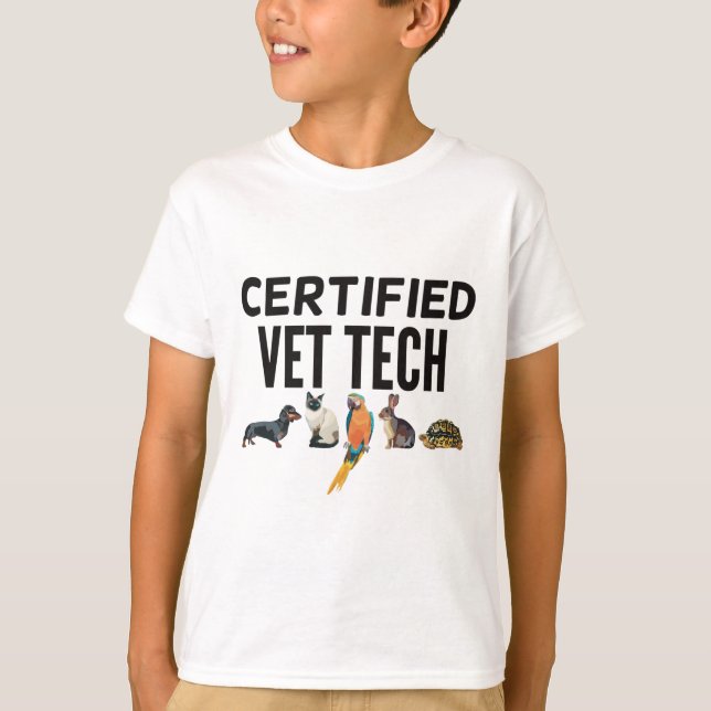 Certified Vet Tech T-Shirt (Front)