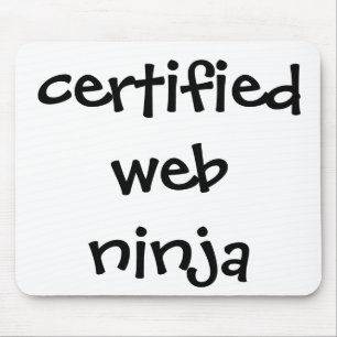 certified web ninja mouse mat