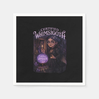 Certified Whimsigoth Witch Broom Closet Classic Napkin