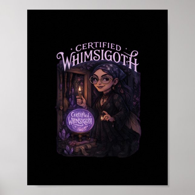 Certified Whimsigoth Witch Broom Closet Classic Poster (Front)