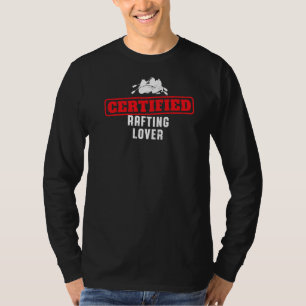 Certified Whitewater Rafting River Rat Water Spor T-Shirt