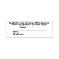 Certifying documents