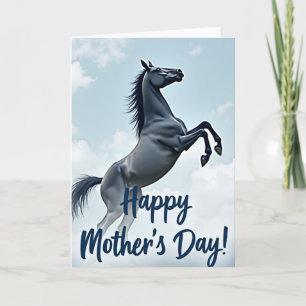 Cerulean Equine Mothers Day Card