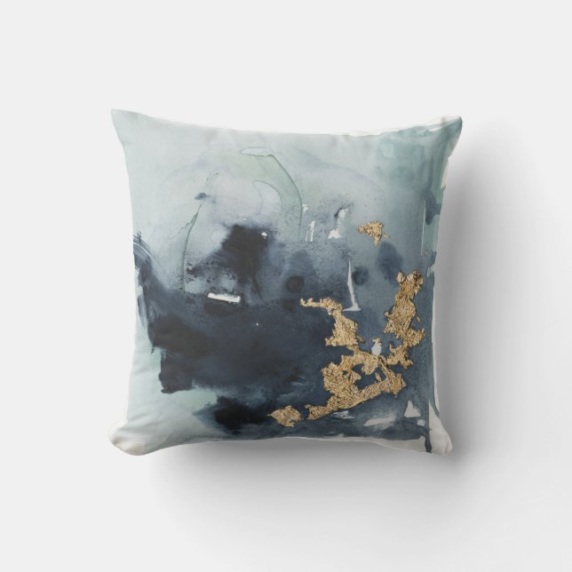 Cerulean & Gold Cushion (Front)