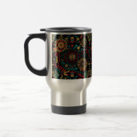 Cerulean "Heritage-Inspired Patterns" Travel Mug 4