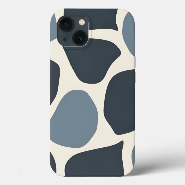 Cerulean Mist Drift Men's T-shirts Case-Mate iPhone Case (Back)