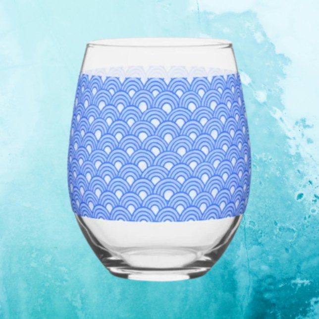 Cerulean Scales Stemless Wine Glass (Creator Uploaded)