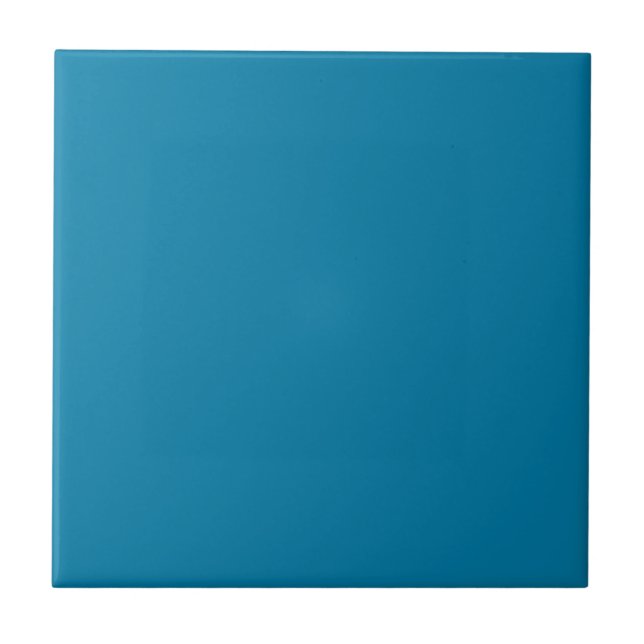 Cerulean Solid Colour | Classic | Elegant Tile (Front)