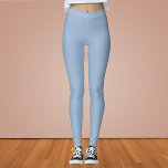 Cerulean Solid Colour Leggings<br><div class="desc">Cerulean Solid Colour</div>