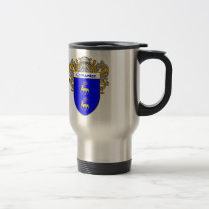 Cervantes Coat of Arms/Family Crest Travel Mug