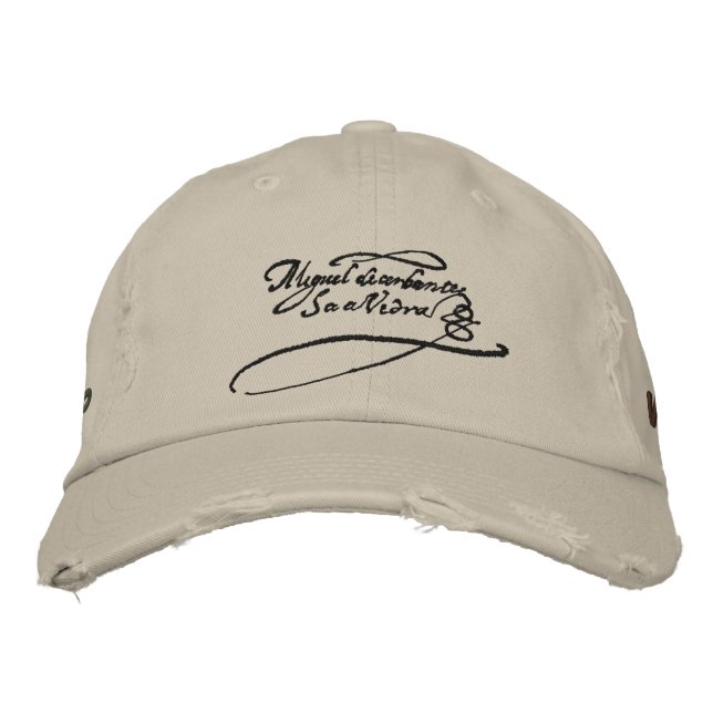 CERVANTES SIGNATURE- Lepanto Veteran Embroidered Hat (Front)