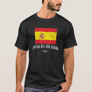 Cervera Del Ro Alhama Spain Es Flag City - Bandera T-Shirt