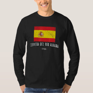 Cervera Del Ro Alhama Spain Es Flag City - Bandera T-Shirt