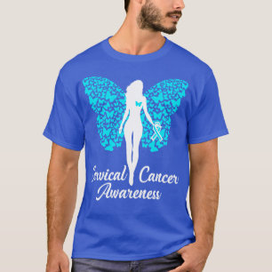 Cervical Awareness Teal Ribbon T-Shirt