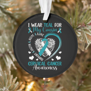  Cervical Cancer Awareness Ornament