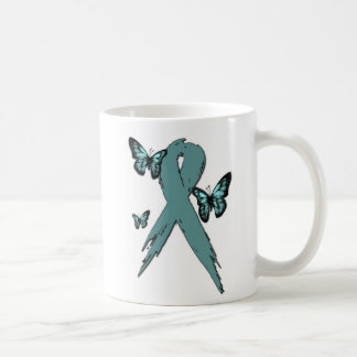 Cervical Cancer Awareness Ribbon Coffee Mug
