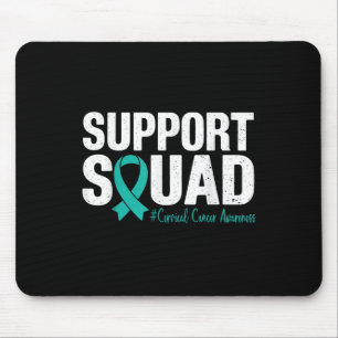 Cervical Cancer Awareness Support Squad Men Women Mouse Mat