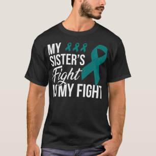 Cervical Cancer Fight Cancer Ribbon 2 T-Shirt