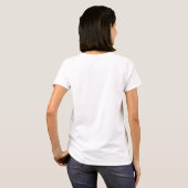 Cervical Cancer Hope Love Cure Ribbon T-Shirt (Back Full)