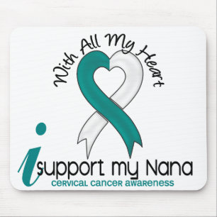 Cervical Cancer I Support My Nana Mouse Mat