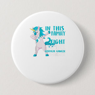 Cervical Cancer In This Family We All Fight 7.5 Cm Round Badge