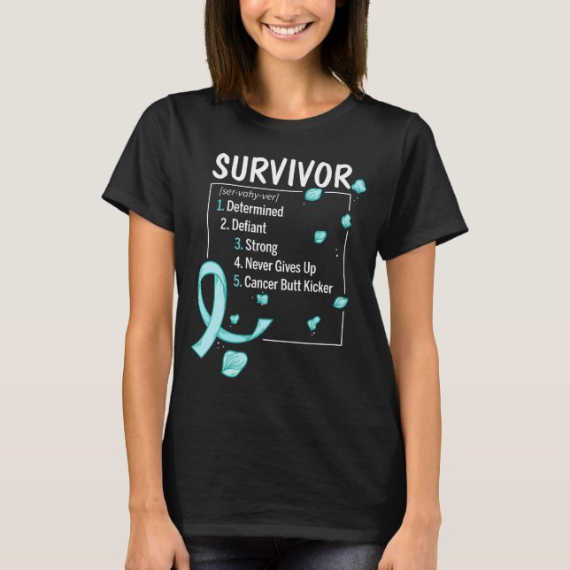 cervical cancer survivor definition T-Shirt (Front)