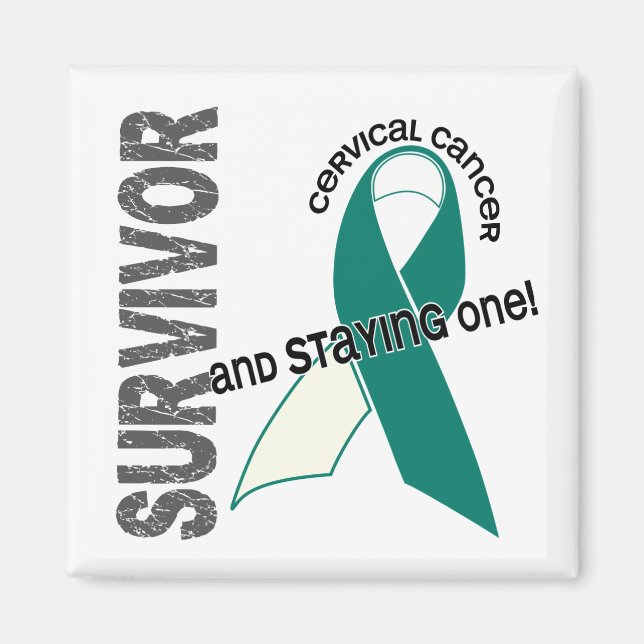Cervical Cancer Survivor Magnet (Front)