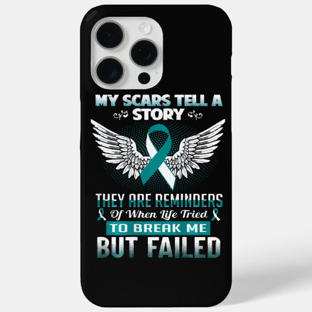 Cervical Cancer Women Case-Mate iPhone Case (Back)