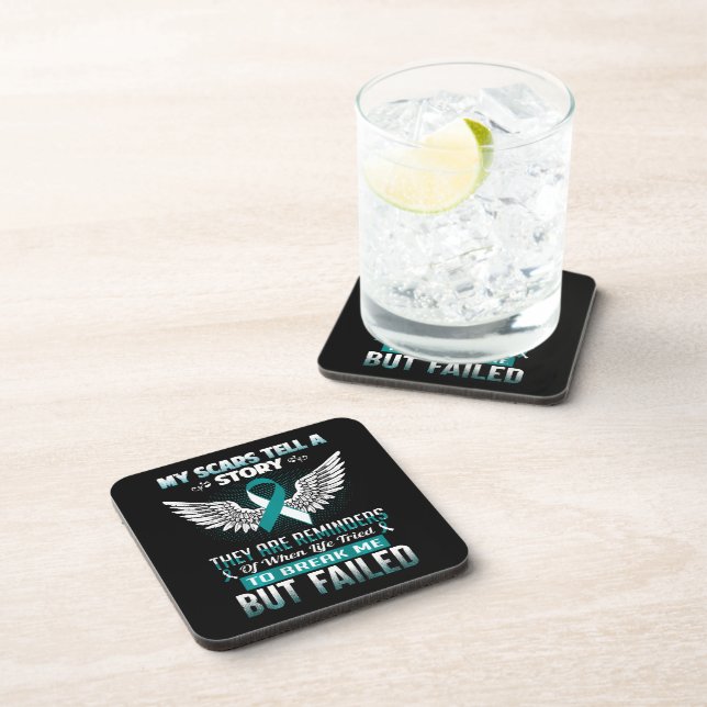 Cervical Cancer Women Coaster (Right Side)