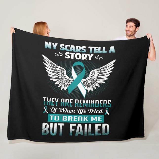 Cervical Cancer Women Fleece Blanket (In Situ)