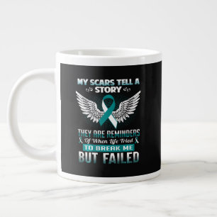 Cervical Cancer Women Large Coffee Mug