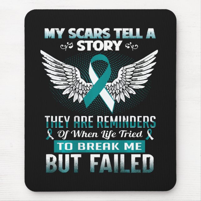 Cervical Cancer Women Mouse Mat (Front)