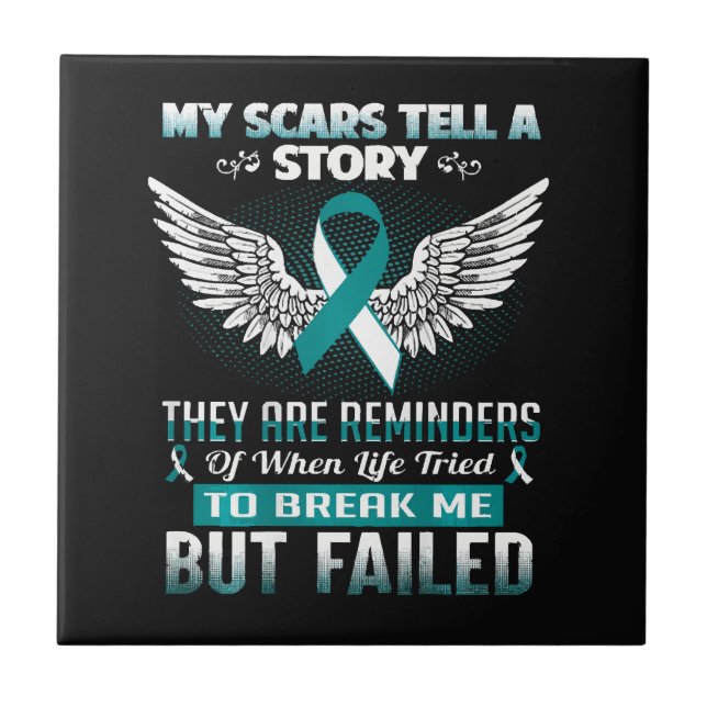 Cervical Cancer Women Tile (Front)