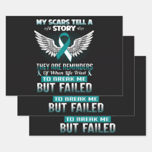 Cervical Cancer Women Wrapping Paper Sheet