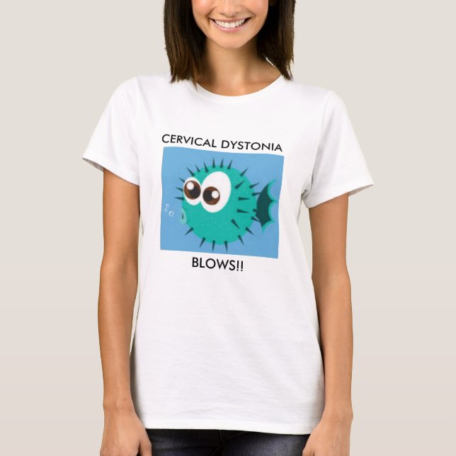 Cervical Dystonia Awareness Products T-Shirt (Front)