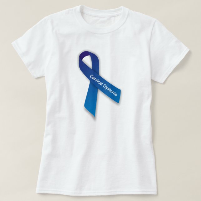 Cervical Dystonia Awareness T-shirt (Design Front)