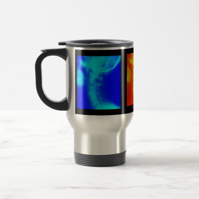 Cervical X-ray Chiropractic Travel Coffee Cup (Left)