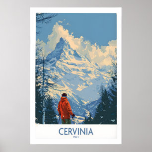 Cervinia Travel Poster - Italy 1
