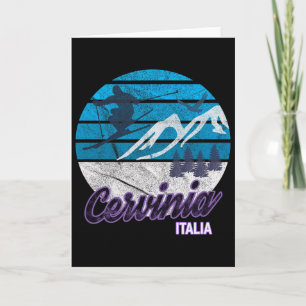 Cervinia Valle D'aosta Italy Ski Resort Snowboardi Card