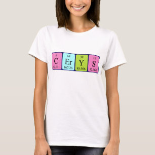 Cerys periodic table name shirt