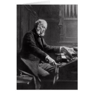 Cesar Franck at the console of the organ