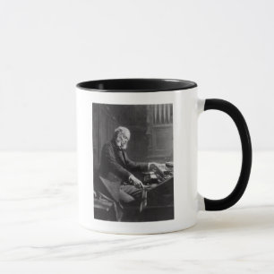 Cesar Franck at the console of the organ Mug