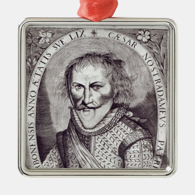 Cesar Nostradamus Metal Tree Decoration (Front)