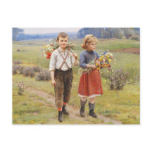 Cesar Pattein, 1895 «Children Returning Home» 