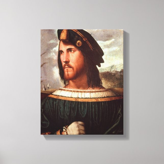 Cesare Borgia  Duke of Valencia Canvas Print (Front)